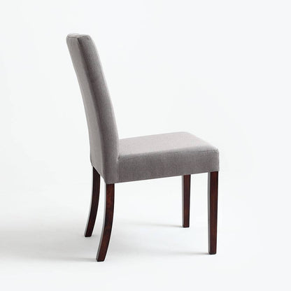 Sedia Wilton 98 Steel, Noce