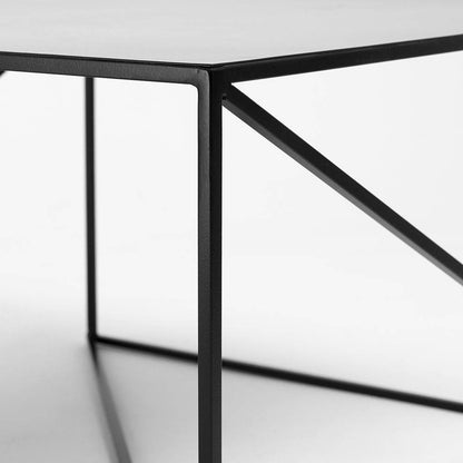 Tavolino MEMO METAL 80x80 Nero