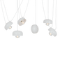 POPO FLAT 6 Chandelier - White