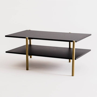 Tavolino RAVE BASIC 100x60 - nero, oro