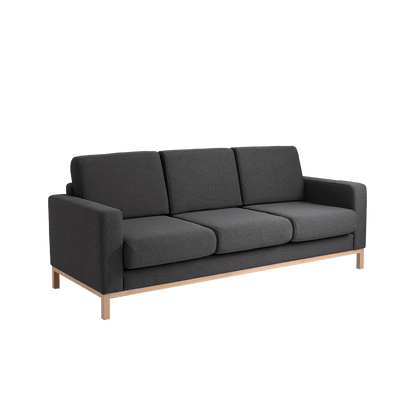 3-Sitzer Schlafsofa SCANDIC, Carbon, Natur