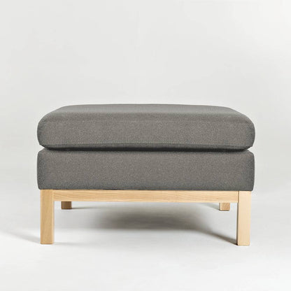 Pouf AMBIENT WOOD – Quarz, Natur