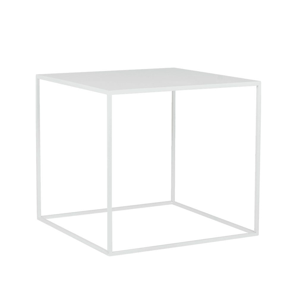 Tavolino Tensio Metal 50 Bianco