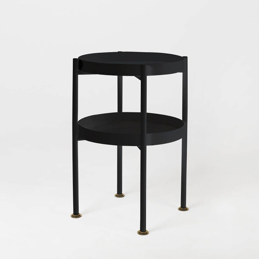Beistelltisch HANNA METAL 40-2F – schwarz