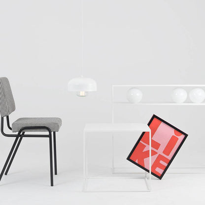Tavolino Tensio Metal 50 Bianco