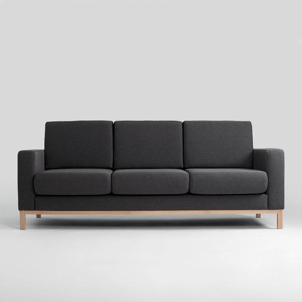 Sofa SCANDIC 3-Sitzer, Carbon, Natur