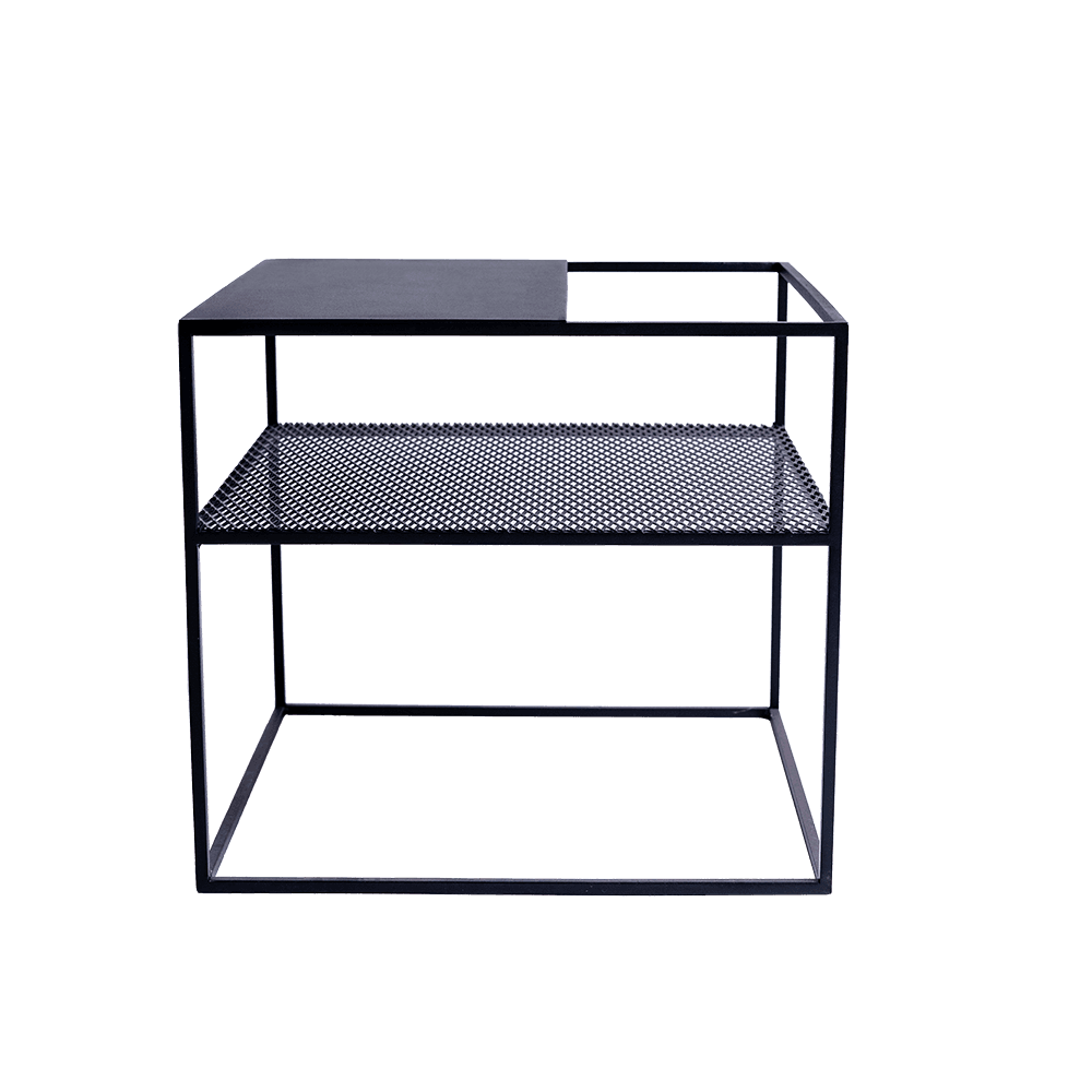 Tavolino da Caffè MATRIX Metallo 50, Nero