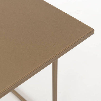 Tavolino WALT METAL 100x100, oro