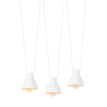 Lampe Coben Hangman 3 - Weiß