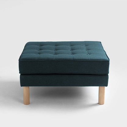 Pouf TOPIC WOOD 75, Deep Sea, Naturale