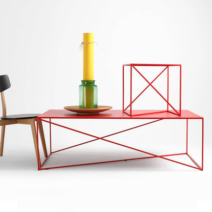 Tavolino MEMO METAL 140 Rosso