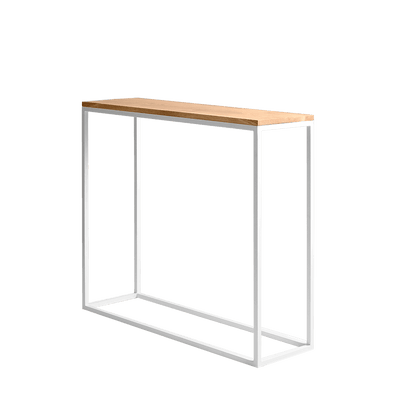 Credenza Julita 92-1F Legno Massello - Rovere e Bianco