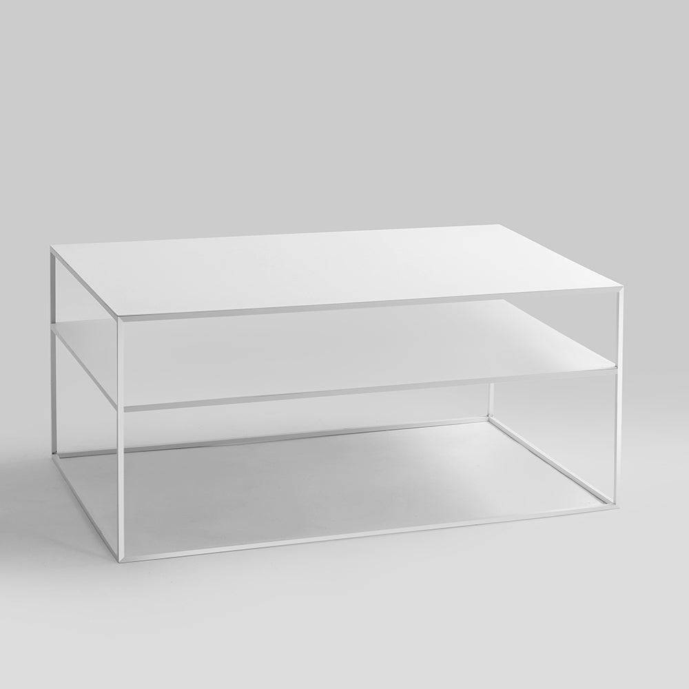Couchtisch TENSIO 2 FLOOR METAL 100x60, weiß