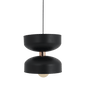 Woman L Lamp - black