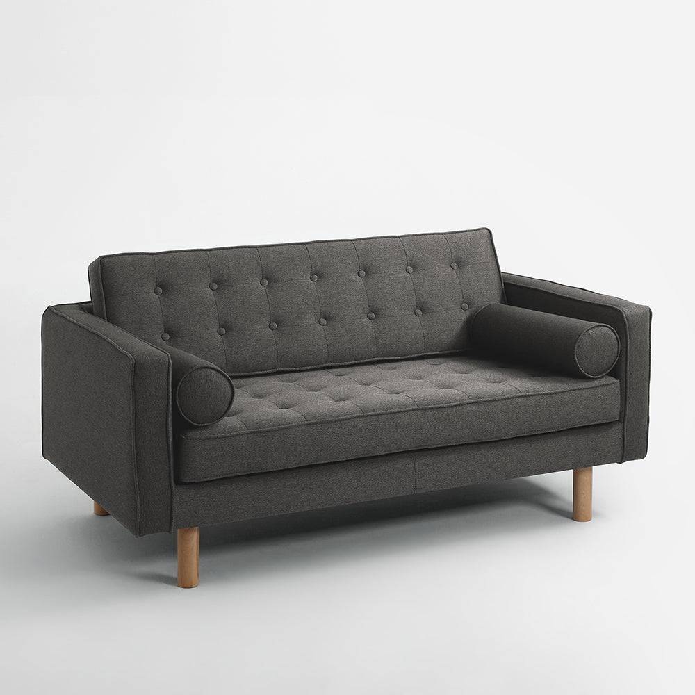 Schlafsofa 2-Sitzer TOPIC WOOD, Stahl, Natur