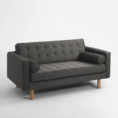 Schlafsofa 2-Sitzer TOPIC WOOD, Stahl, Natur