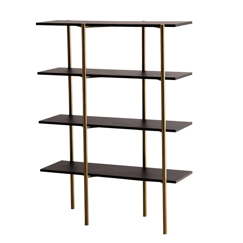 Scaffale RAVE BASIC 110 - nero e oro