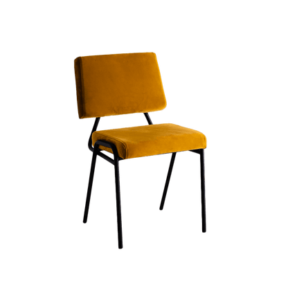 Sedia SIMPLE - passion fruit, nero