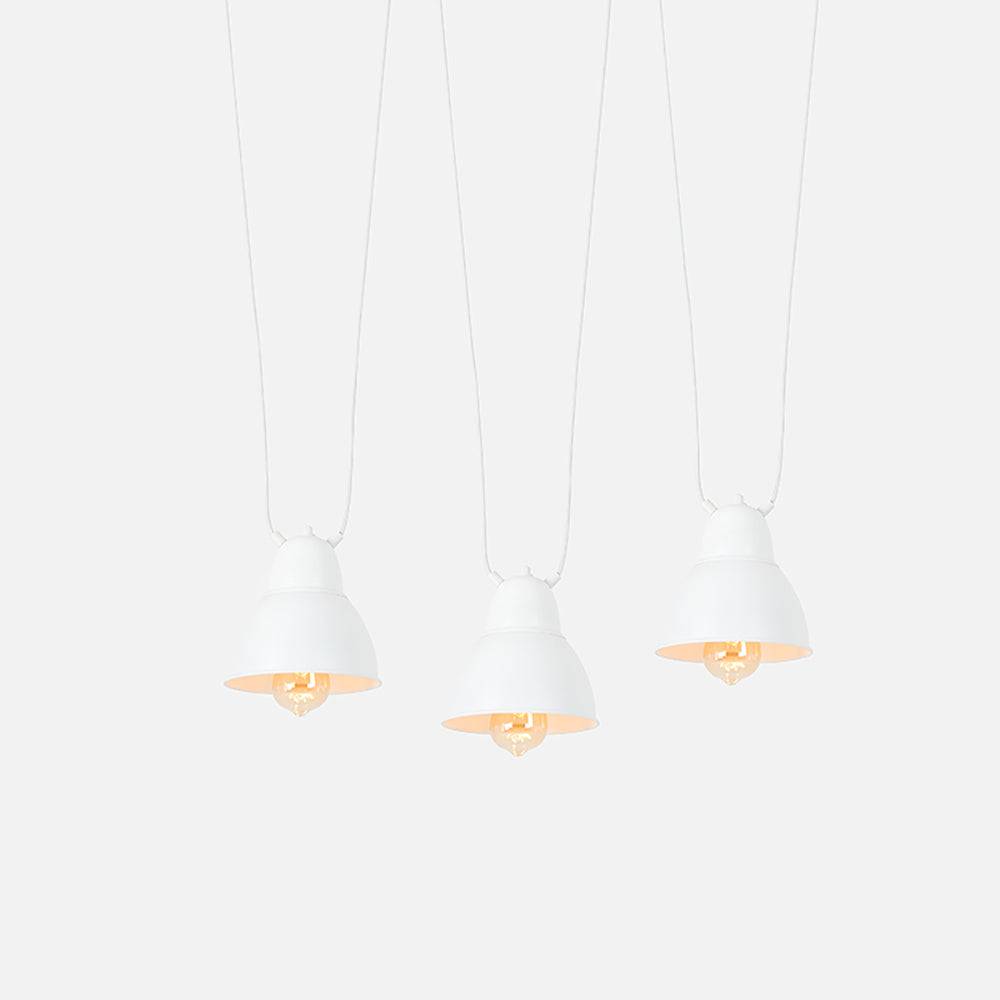 Lampe Coben Hangman 3 - Weiß