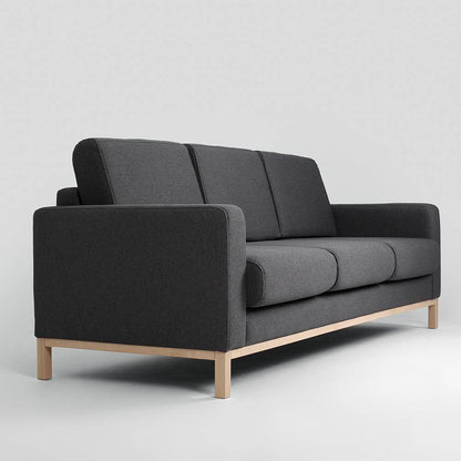 Sofa SCANDIC 3-Sitzer, Carbon, Natur