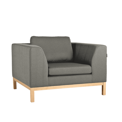 Poltrona AMBIENT WOOD - kwarc, naturale