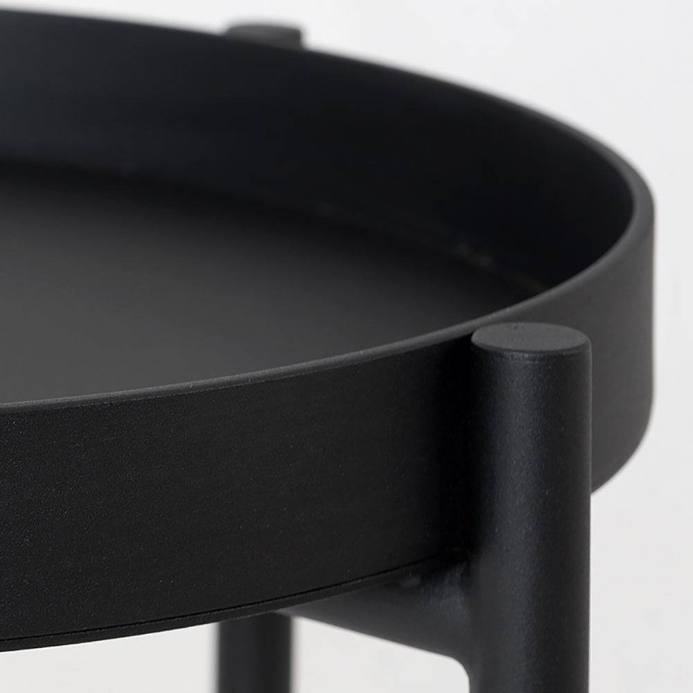 Tavolino da Caffè HANNA METAL 60 - Nero