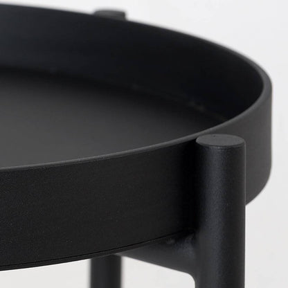 Tavolino da Caffè HANNA METAL 60 - Nero