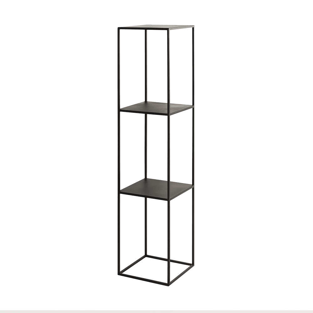Libreria TENSIO PILLAR 3F 140x30, nero