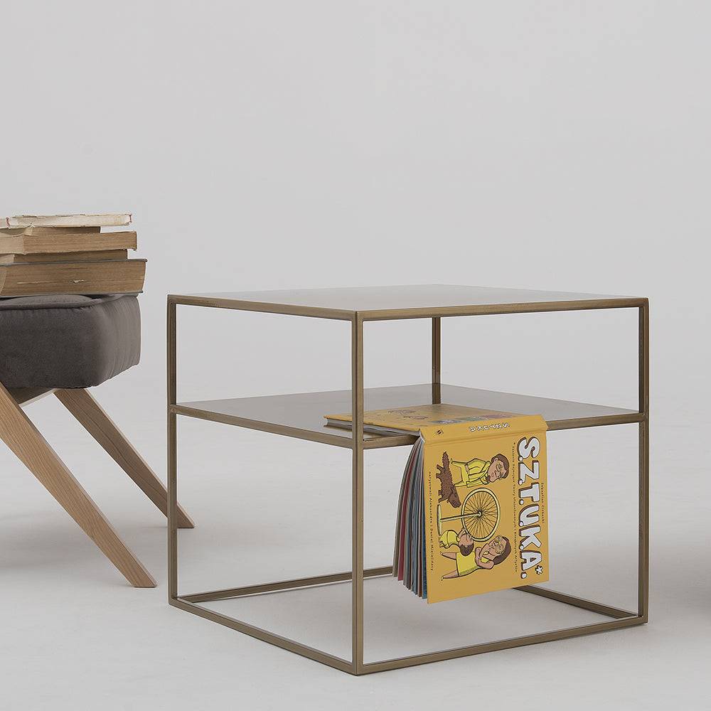 Tavolino Tensio 2 Floor Metal - oro