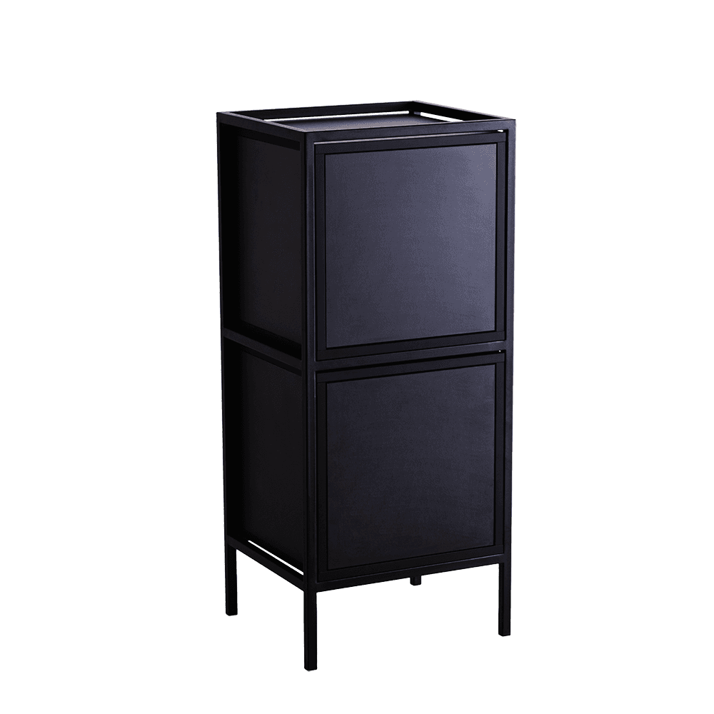 Rack SKAP Nero - 1 Ripiano 2 Ante