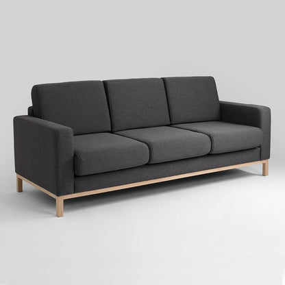 Sofa SCANDIC 3-Sitzer, Carbon, Natur