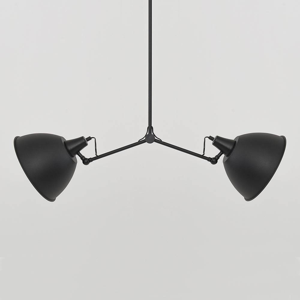 Lampada Coben Two Head nero