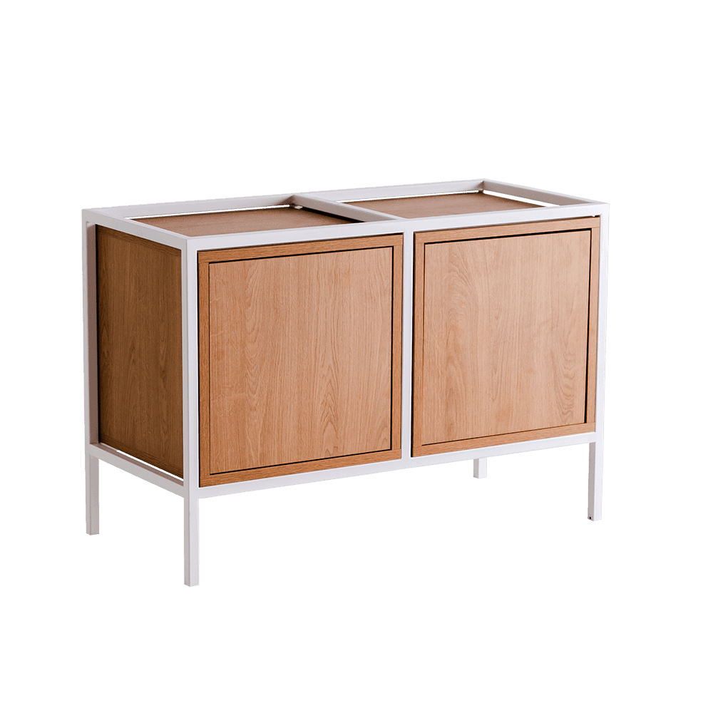 Rack SKAP 2R1 DOOR x2 - bianco