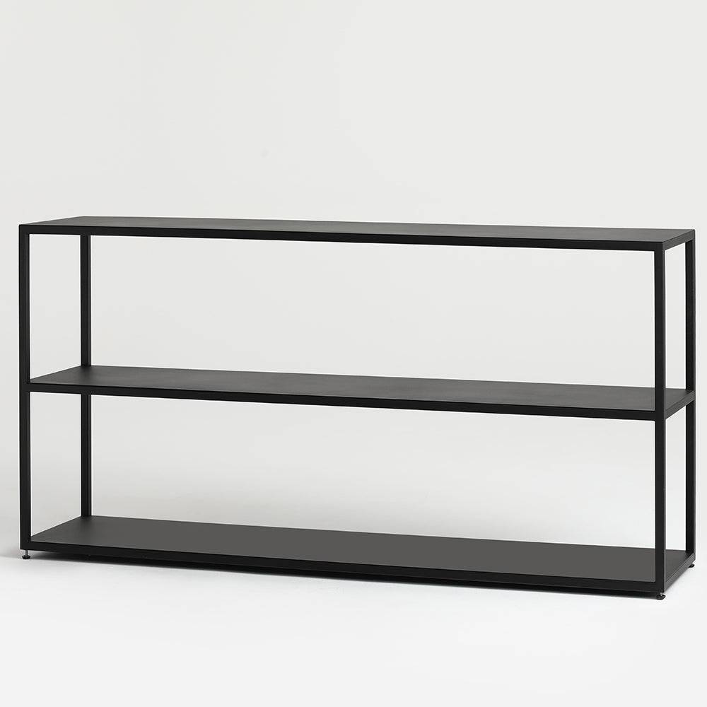 Libreria HYLLER METAL 150x75 - Nero