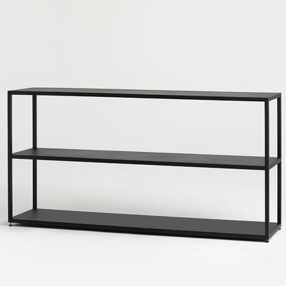 Libreria HYLLER METAL 150x75 - Nero