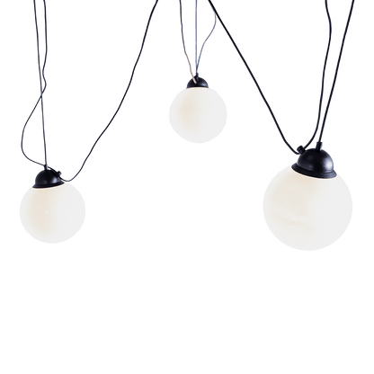 Lampada a sospensione POPO GLASS M 3 - nero