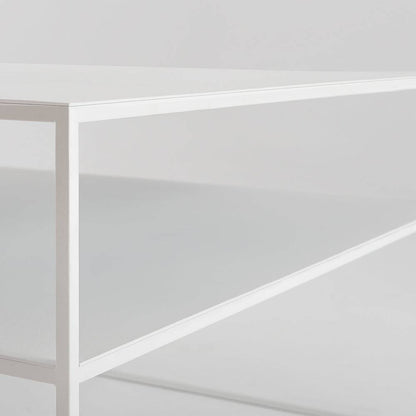 Tavolino Tensio 2 Floor Metal - bianco