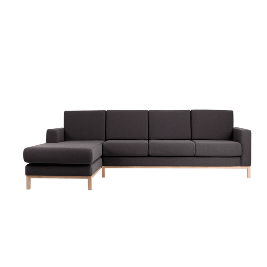 SCANDIC Carbon Grey 3-Seater Corner Sofa