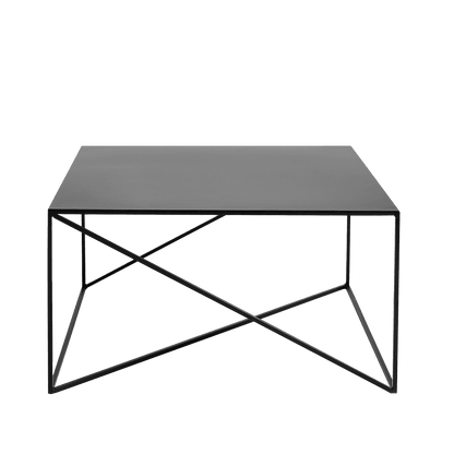 Couchtisch MEMO METAL 100x100 Schwarz