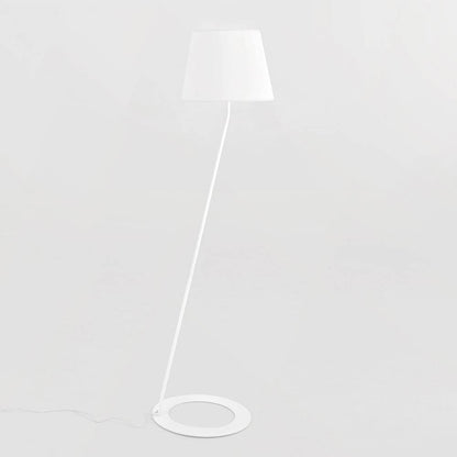 Lampada da Terra SHADE - paralume bianco, base bianca
