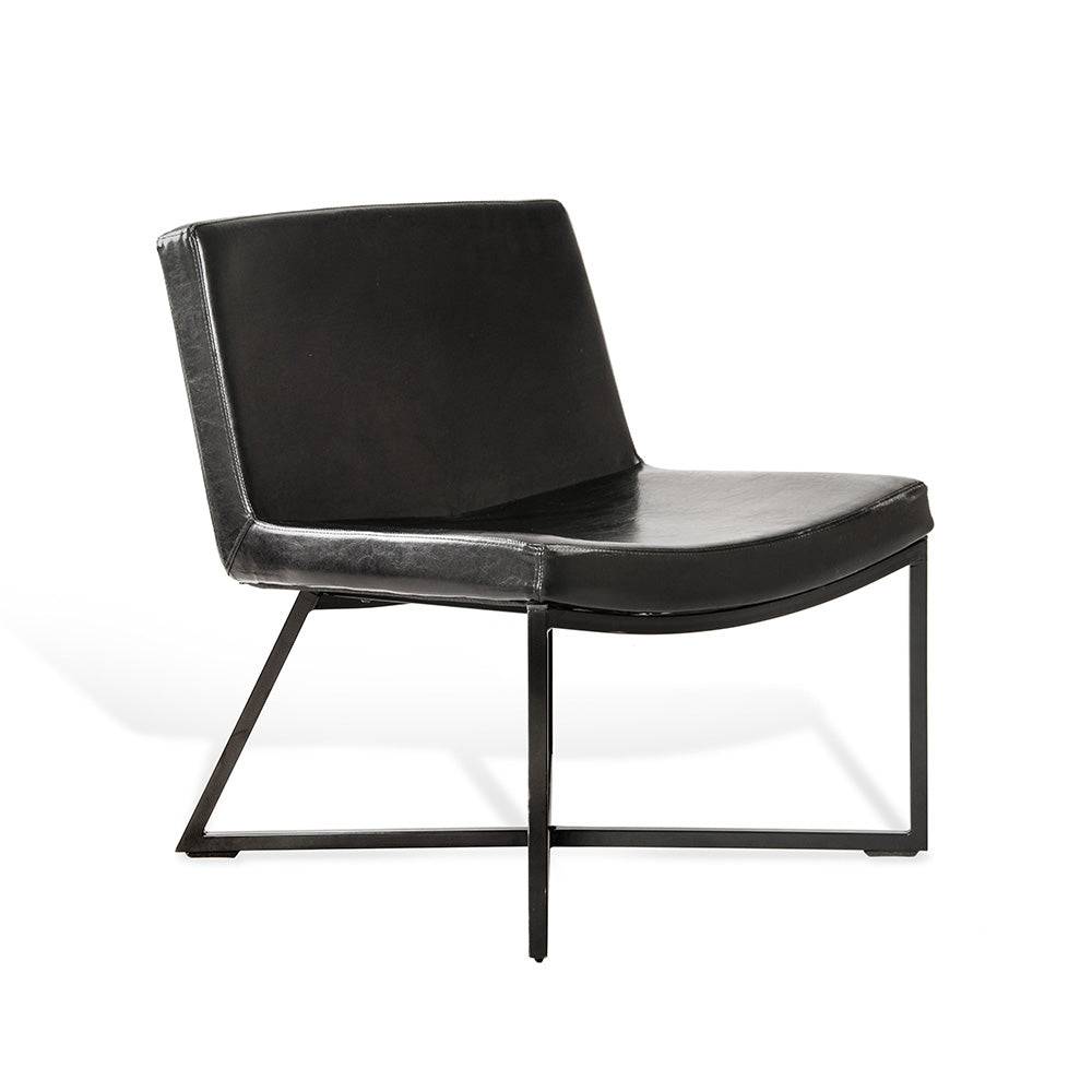 Sessel ZERO - Kunstleder schwarz