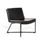 ZERO Armchair - Black eco-leather