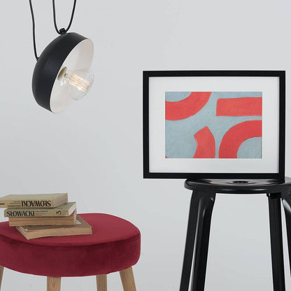 Lampadario POPO FLAT 1 - nero