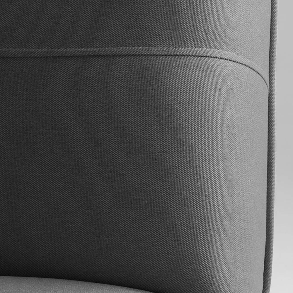 Divano letto 2 posti MODES Carbon, nero