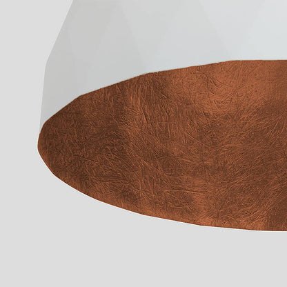 Lampada a Soffitto LEONARD M - Rame-Bianco