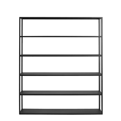 Libreria HYLLER METAL 150x180, nero