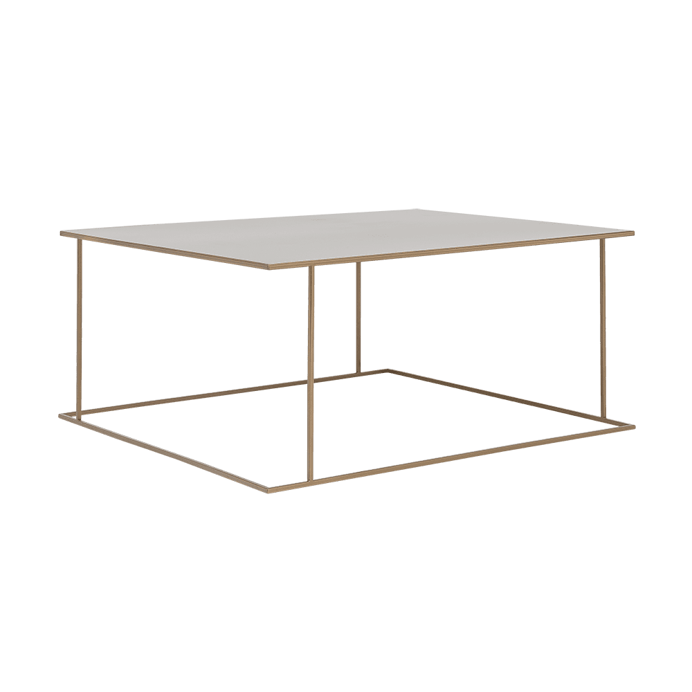Tavolino WALT METAL 100x100, oro