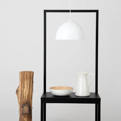 Lampada a Soffitto LEONARD M - Rame-Bianco