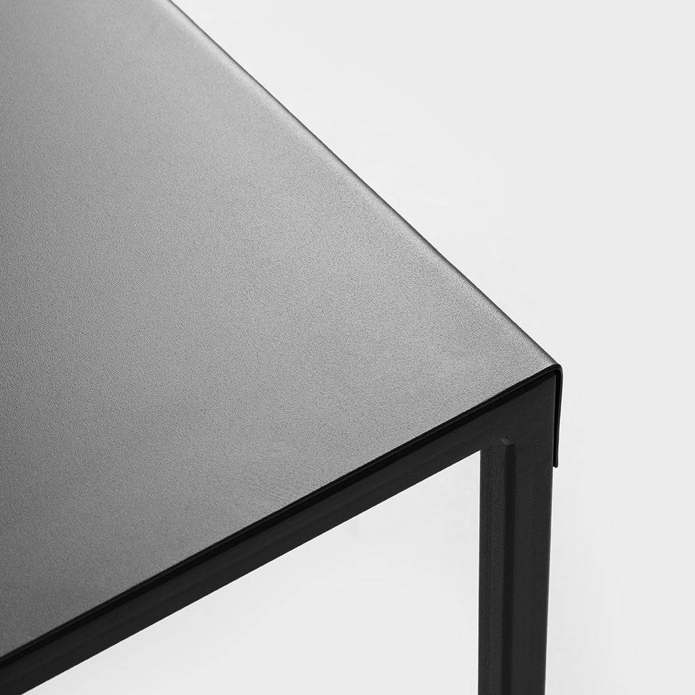 Tavolino OBROOS METAL 80, nero