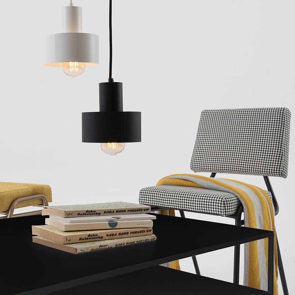 Tavolino TENSIO 2 FLOOR METAL 100x60, nero